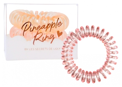 Les Secrets de Loly Élastiques Pineapple Ring Pink 3 Élastiques