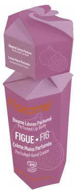 Florame Fig Organic Hand Cream 30 ml + Organic Lip Balm 12 g