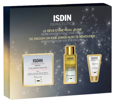 Isdin Isdinceutics Set Prevent Hyaluronic Moisture Sensitive Skin 50g + Free Sensitive Skin Moisturizing Routine