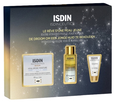 Isdin Isdinceutics Prevent Hyaluronic Set Moisture Normal to Dry Skin 50g + Moisturising Routient Normal Skins Free