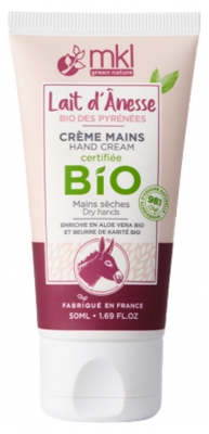 MKL Green Nature Lait d'Ânesse Crème Mains Bio 50 ml