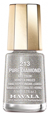 Mavala Mini Color Glitter Nail Polish 5ml - Colour: 213 Pure Diamond