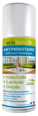 Vetoform Antiparasitaire Diffuseur Habitation 150 ml