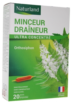 Naturland Drenante Adelgazante 20 Ampollas de 10 ml