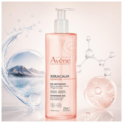 Avène XeraCalm Nutrition Gel Detergente 750 ml