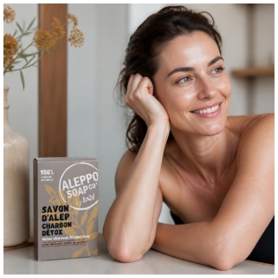 Tadé Savon d'Alep Charbon Détox 150 g