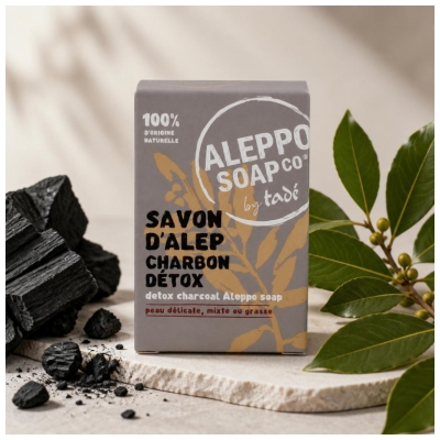 Tadé Savon d'Alep Charbon Détox 150 g