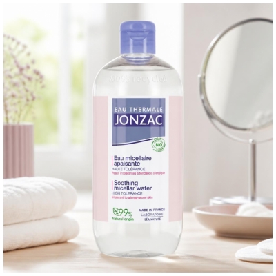 JONZAC Terminis Vanduo Raminamasis Biologiškas Micelinis Vanduo 500 ml