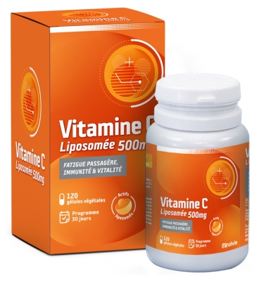 Minolvie Liposomalt Vitamin C 500 mg 120 Kapslar
