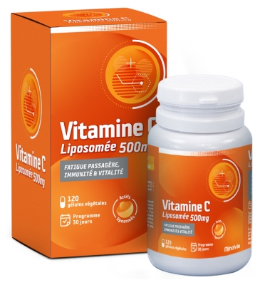 Minolvie Vitamin C Liposome 500 ml 120 Vegetable Capsules