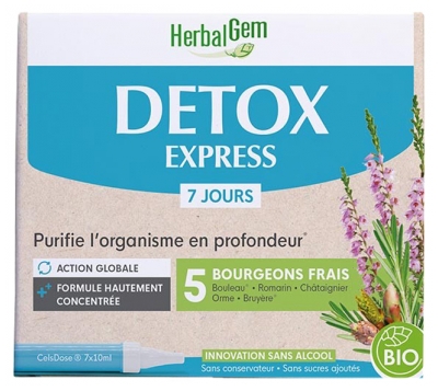 HerbalGem Détox Express 7 Monodoses
