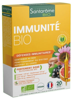Santarome Organic Immunity 20 Phials