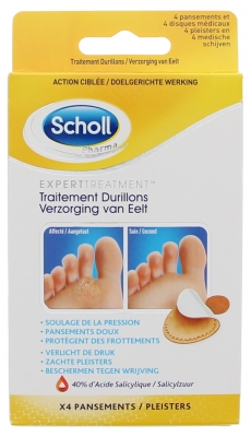 Scholl Tratamiento Durezas 4 Apósitos 