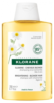 Klorane Illuminate - Włosy Chamomile Shampoo 200 ml