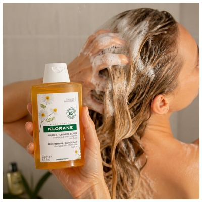 Klorane Lumine - Vaaleat hiukset Kamomilla Shampoo 200 ml