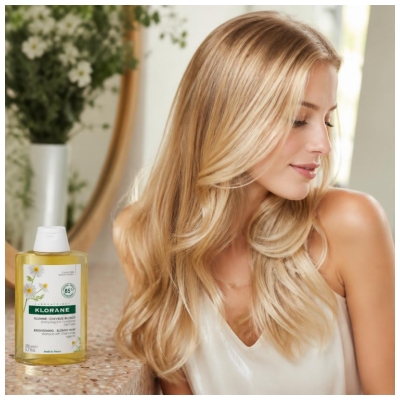 Klorane Lumine - Vaaleat hiukset Kamomilla Shampoo 200 ml