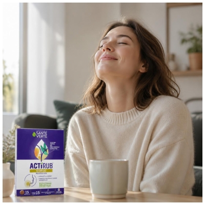 Santé Verte Actirub Throat Lozenges 15 Lozenges