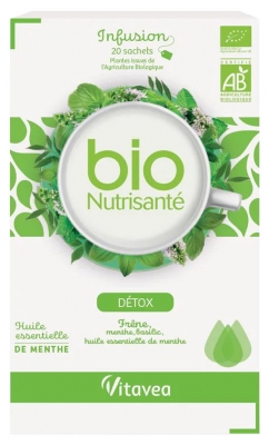 Vitavea Infusão Pura Detox Bio 20 Saquetas