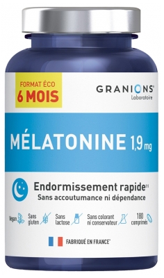 Granions Melatoniini 1,9 mg 180 Tablettia