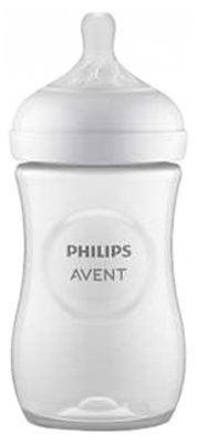 Avent Natural Response Biberon 260 ml 1 Mois et + - Couleur : Blanc