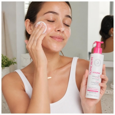 Topicrem HYDRA+ Blid Makeupfjerner Mælk 200 ml