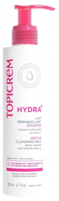 Topicrem HYDRA+ Mild Sminkborttagningsmjölk 200 ml