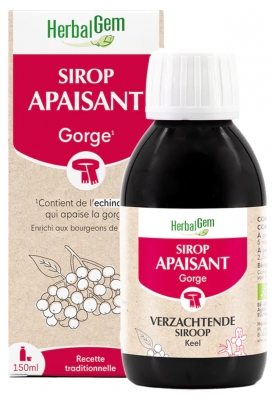 HerbalGem Organic Soothing Throat Syrup 150ml