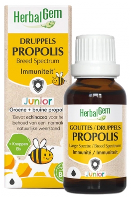 HerbalGem Bio Propóleo Junior Gotas para la Garganta 15 ml