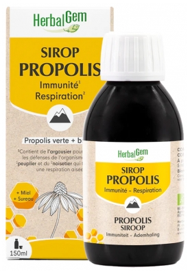 HerbalGem Syrup Propolis Organic 150 ml