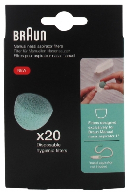 Braun Filters for Manual Nose Blower 1 20 Filters