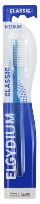 Elgydium Klassieke Tandenborstel Medium - Kleur: Blauw