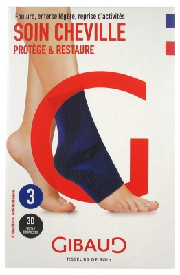 Gibaud Knöchelpflege Knöchel Blau - Größe: Größe 3