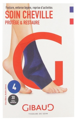 Gibaud Knöchelpflege Knöchel Blau - Größe: Größe 4