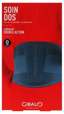 Gibaud Lombogib Double Action Noire 21 cm - Taille : Taille 0