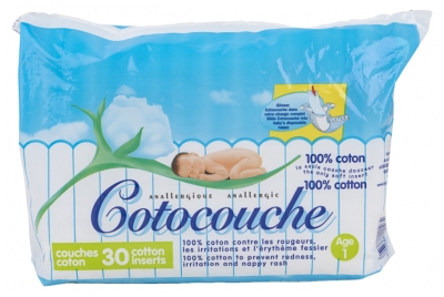 Cotocouche Cotton Age 1 30 Nappies 