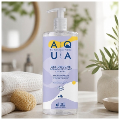 MKL Green Nature Aqua Gel Douche Dermo-Nettoyant Bio 1 L