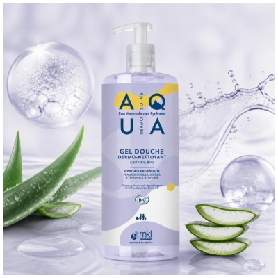 MKL Green Nature Aqua Gel Douche Dermo-Nettoyant Bio 1 L