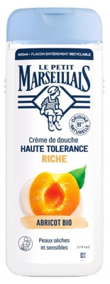 Le Petit Marseillais High Tolerance Shower Cream Rich Organic Apricot 400 ml