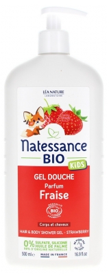 Natessance Kids Vanilla Strawberry Shower Gel 500ml