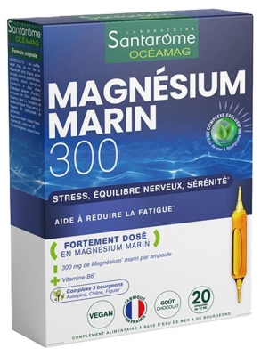 Santarome Magnésium Marin 300 20 Ampoules