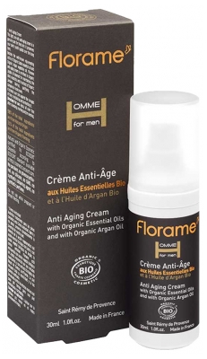 Florame Homme Crème Anti-Âge Bio 30 ml