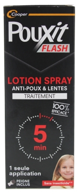 Pouxit Flash Anti-Poux et Lentes Spray 150 ml