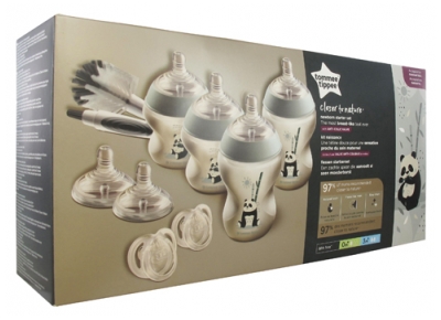 Tommee Tippee Closer to Nature Newborn Starter Set - Colour: Grey