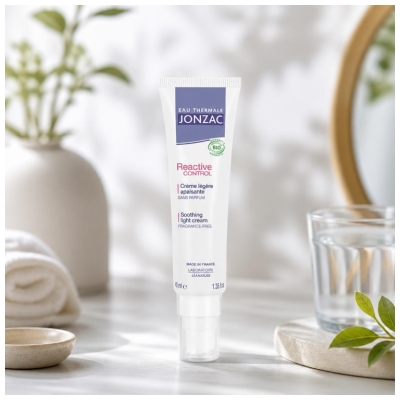 Apa Termală Jonzac Reactive Control Cremă Ușoară Calmantă Bio 40 ml