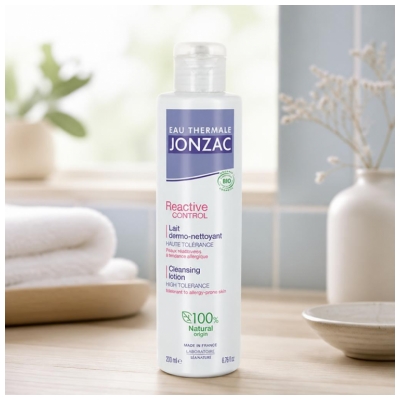 Eau Thermale Jonzac Reactive Control Lait Dermo-Nettoyant Bio 200 ml