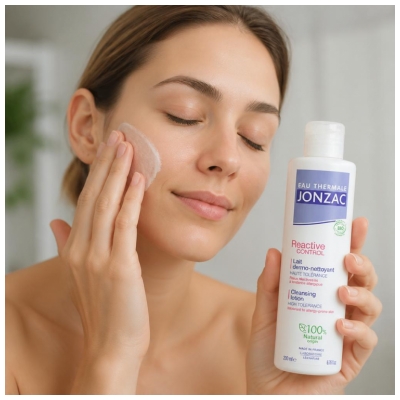 Eau Thermale Jonzac Reactive Control Lait Dermo-Nettoyant Bio 200 ml