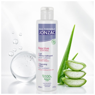 Eau Thermale Jonzac Reactive Control Lait Dermo-Nettoyant Bio 200 ml
