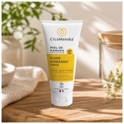 CicaManuka Fluide Hydratant Visage Bio 50 ml