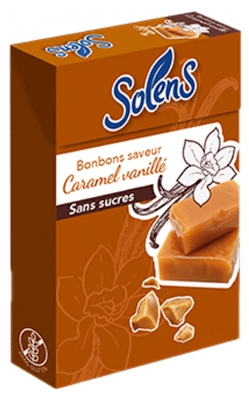 Solens Bonbons Sans Sucres Saveur Caramel Vanillé 50 g