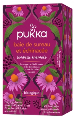 Pukka Té de Hierbas de Saúco y Equinácea Ecológico 20 Bolsitas